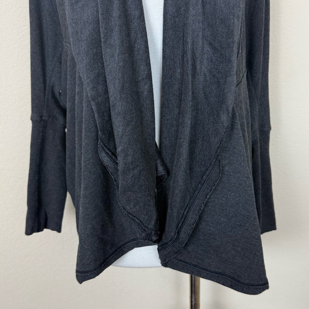 Lululemon To & Flow Gray Wrap Cardigan - Picture 5 of 13